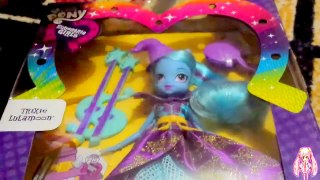 Unboxing My Little Pony Equestria Girls Rainbow Rocks Trixie Lulamoon Especial Navidad