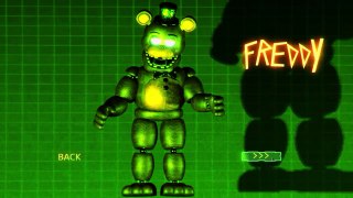 Animatronics from FNAF 1, 2, 3, 4 to FNAF 5: Sister Location (2017)