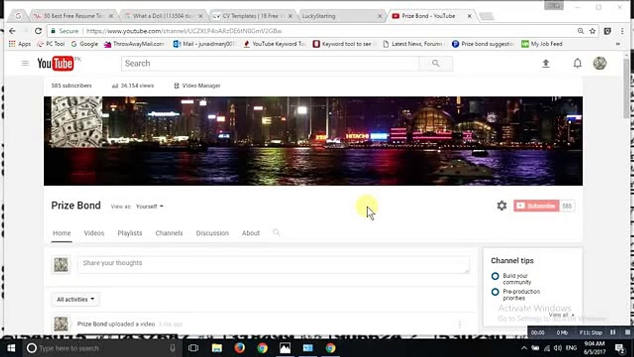 Prize Bond Formula Center 15/6/2017