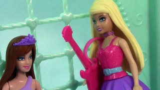 Barbie Doll Shopkins Guitar Jam Session Princess Popstar Mini Playset Playing Video