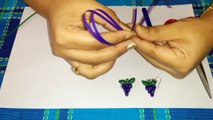 26. How to make Quilling Grape Earrings