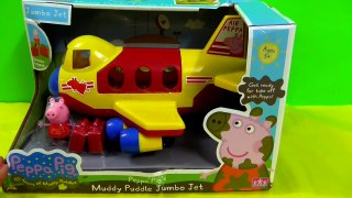 Peppa Pig Jumbo jet Plane Toy Playset peppa pig figure