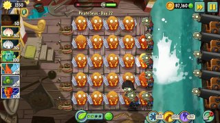 Plants vs Zombies 2 - Explode-O-Nut in the Store and Last Stand Pirate Seas Day 22