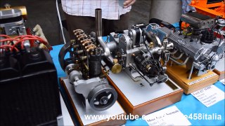 SOUND! Running miniature handmade engines
