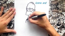 Como dibujar a Homero simpson paso a paso | how to draw homer simpson