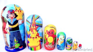 POKEMON Nesting Matryoshka Dolls, Stacking Cups with Toy Surprises | TiW