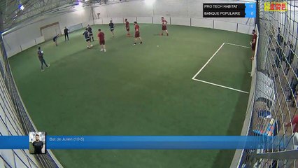 But de Julien (10-8) -  PRO TECH HABITAT Vs BANQUE POPULAIRE - 26/03/18 19:00 - LIGUE 1