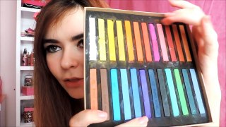 Como pintar os cabelos com o Giz Pastel ♡ Hair Chalk