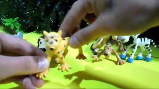 Sonidos De Animales De La Selva Y Sonidos De Dinosaurios Para Niños Con Juguetes Educativos