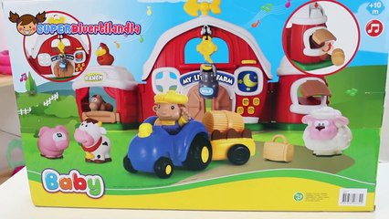 Mi Pequeña Granja. Caballo, vaca, cerdo, oveja y pollo. My little farm!