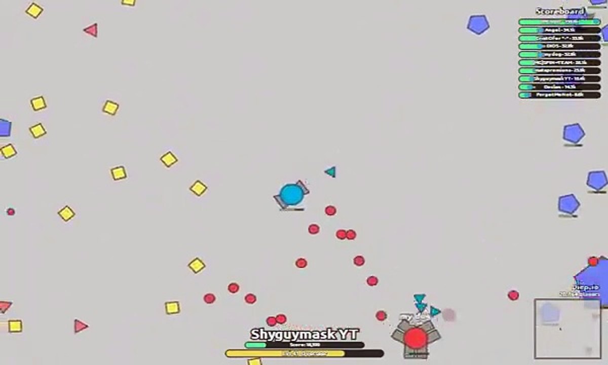 Diep.io - 744,000 (744k) Score with Overlord!