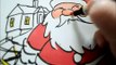 ASMR Christmas: Drawing Santa Claus, reindeer, christmas card