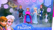 Disney Frozen Mini Dolls Queen Elsa, Princess Anna, Kristoff, Prince Hans Playset Cookieswirlc