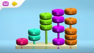 Learn Colors Play Doh Sort and Stack Freemium Ice Cream puzzle games for Kids