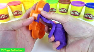 Play Doh Surprise Colours Bus and Bicycle Learn Colours Creative for Children