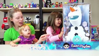 Ultimate Olaf Toy Disney Frozen Toys Review by Kinder Playtime