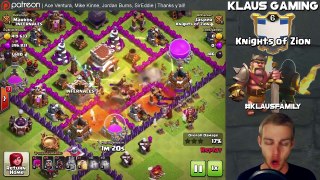 Clash of Clans: Lets Play Th8! ep13 - King lv9 - Hog RAIDS!!