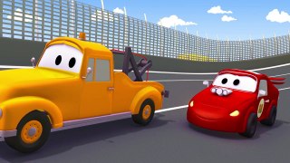 Tom The Tow Truck and the Racing Car in Car City |Trucks cartoon for children