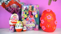 Barbie My Little Pony Frozen Zelfs GIANT MAXI KINDER Egg Surprises Fun Toys