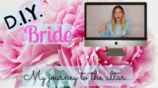D.I.Y. BRIDE | HOW TO MAKE A CHALKBOARD SIGN & WEDDING HAUL