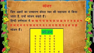 Hindi Vowels and Consonants