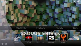How to Kodi - Exodus Settings