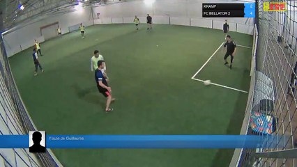 Faute de Guillaume  - KRAMP Vs FC BELLATOR 2 - 26/03/18 21:00 - LIGUE 3 - Poitiers Game Parc