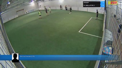 But de thomas (2-5) - KRAMP Vs FC BELLATOR 2 - 26/03/18 21:00 - LIGUE 3 - Poitiers Game Parc