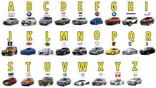 Learn Car Brands from A to Z - Full alphabet