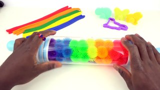 Modelling Clay Play Doh Rainbow Curls Animals Molds Fun and Creative for Children Learn Colors