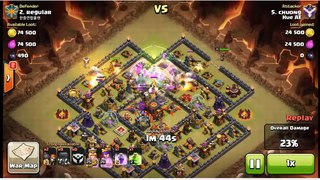 Clash of Clans - Best Witches attack 3 star Town Hall 10 max Defense