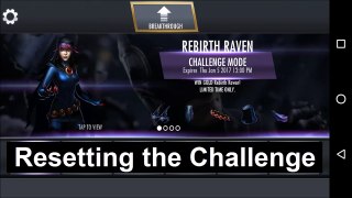 PATCHED**Injustice Mobile Android (glitch): How to reset the Rebirth Raven Challenge