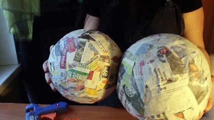 М.К. Как сделать большого снеговика своими руками?!