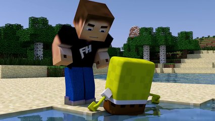 ♫ SPONGEBOB IN MINECRAFT 3! ♫ (3D Animation)
