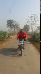Wow bike stunt