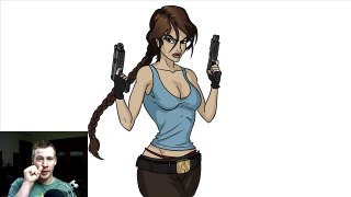 Lets Draw Lara Croft (Tomb Raider)