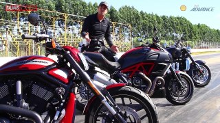 Comparativo: Ducati Diavel x Triumph Rocket İ x Harley-Davidson V-Rod