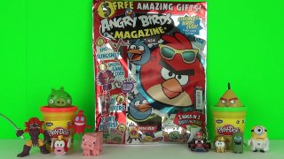 ANGRY BIRDS VS MINECRAFT 1st Edition Magazine & Epic Slingshot Fun Toy Review Family Video