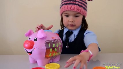 Télécharger la video: Preschool Learning best toys: Fisher Price Laugh & Learn Piggy Bank Baby Toy