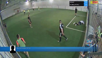 But de thomas (12-12) - KRAMP Vs FC BELLATOR 2 - 26/03/18 21:00 - LIGUE 3 - Poitiers Game Parc