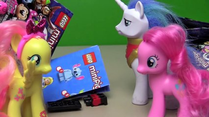 PINKIE PIE BRINGS DISNEY TO PONYVILLE!! | LEGO Minifigures Opening with Ponies