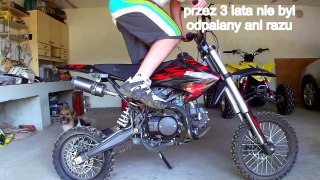Mini Cross 124cc | Pitbike Minibike | Mały motor motocykl crossowy | Motorcycle exhaust engine