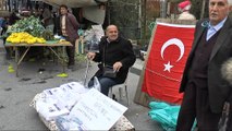 Diyaliz hastası pazar esnafı, bir günlük gelirini Afrin’deki Mehmetçiğe bağışladı