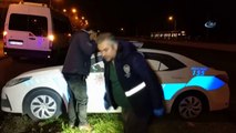 Samsun'da Maket Trafik Polis Araçlarının Tepe Lambalarını Çaldılar