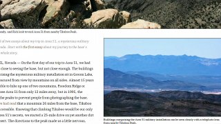 NEVADA: Jade Helm & Red Flag Drills, Looking Into Area 51 from Tikaboo Peak