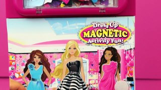 Barbie Doll Magnet Dress Up Book With Teresa and Nikki Barbie Fashion Show DisneyCarToys