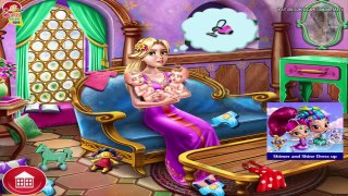 Disney Princess Rapunzel Elsa Anna and Ladybug Twins Family Day - Baby Care Games for Kids
