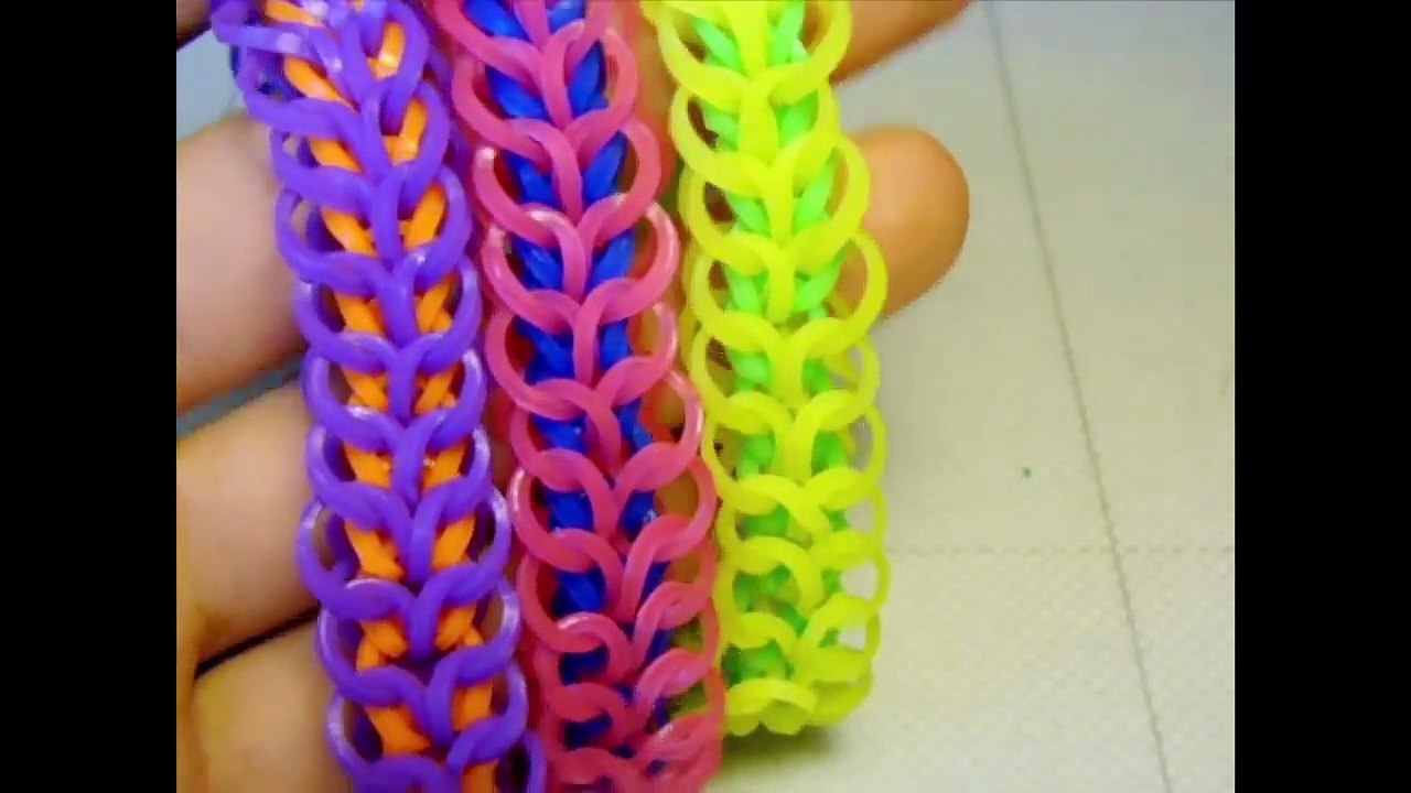 Браслет из резинок Сердце Ангела на станке