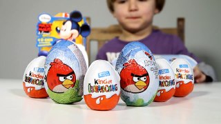 Angry Birds BIG Eggs 2Pac and 4pack of Kinder Surprise Mickey Mouse Eggs​​​