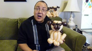 Pug Balloon Animal Tutorial (Balloon Twisting and Modeling # 21.2)